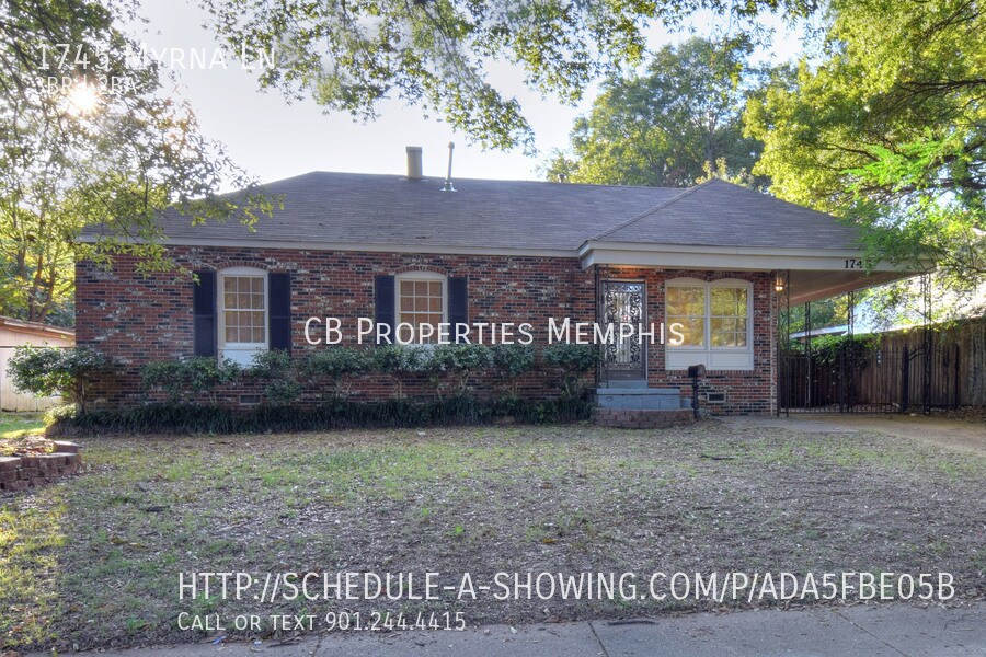 1745 Myrna Ln, Memphis, TN 38117 House Rental in Memphis, TN