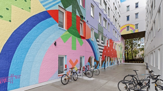 Exterior Artwork - See-More Student Living