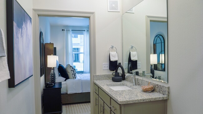 The Magnolia: 2BR, 2BA- Primary Bathroom - The Waters at Settlers Trace