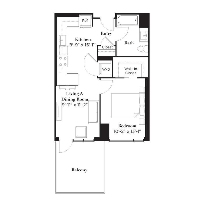 205 S Peoria St Unit 1815, Chicago, IL 60607 Room for Rent in