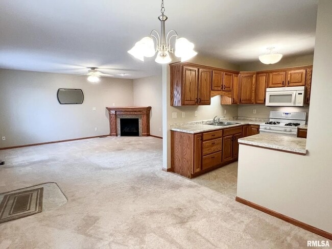Living room and kitchen - 1138 Breeze Way