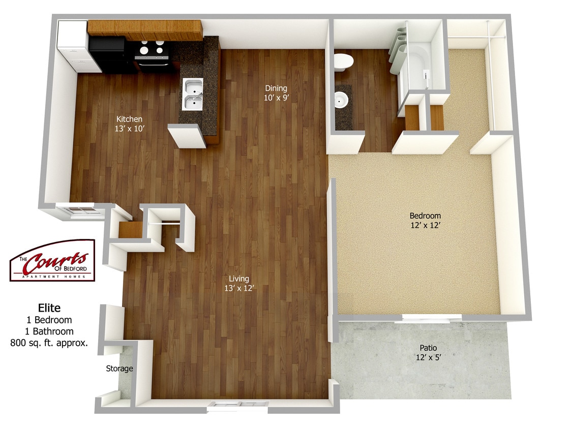 Floor plan - 1417 Tennis Dr