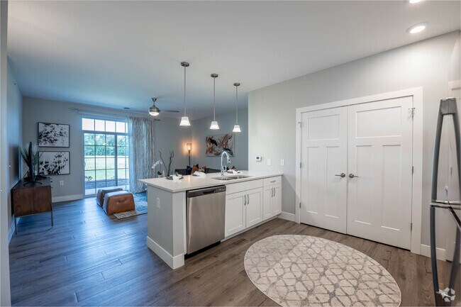 1HAB, 1BA - 797 ft² - Cocina - Flats at Stones Crossing