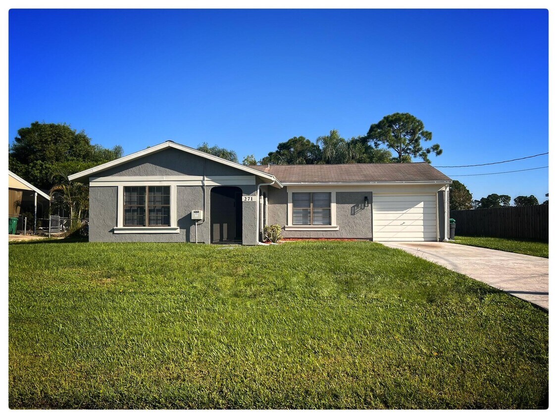 271 NW Archer Avenue Port Saint Lucie Fl House Rental in Port