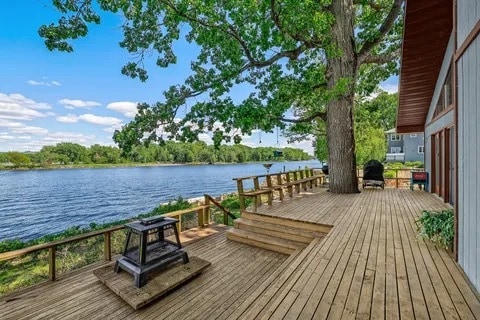 Back deck - 218 Shore Acres Rd