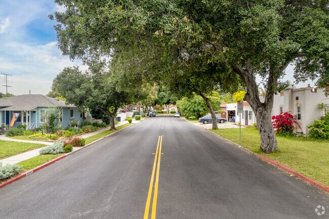 Many styles of homes line the streets of Temple City.