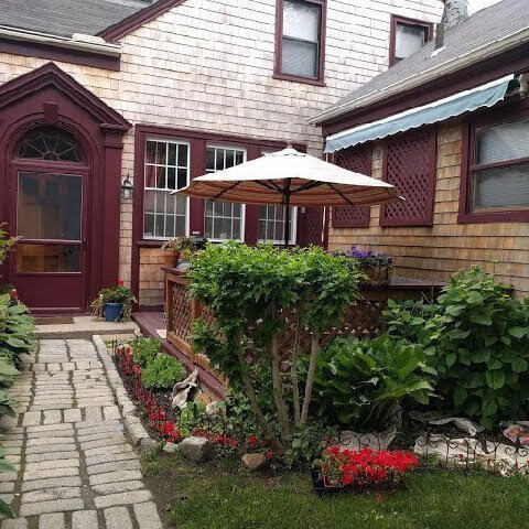 Private entry to Unit B - 167 Coggeshall Ave