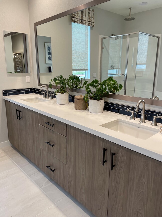 Master Bath - spacious with his and hers sinks - 27661 Park Circle Way