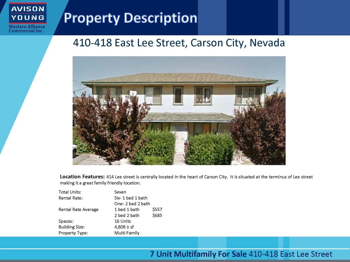 410418 Lee St, Carson City, NV 89706 Apartments in Carson City, NV