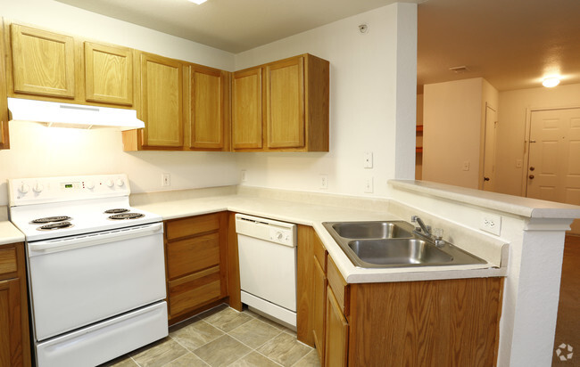 Tons of cabinets/counter space - Pebble Brooke Apartments