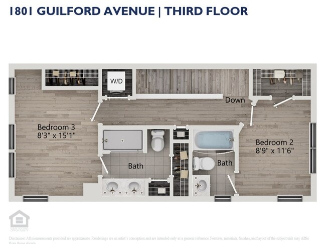 Floorplan - 1801 Guilford