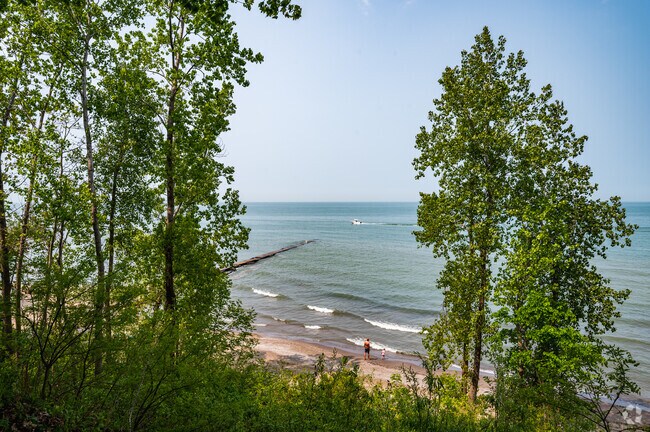 Enjoy scenic views at Huntington Beach in Bay Village.