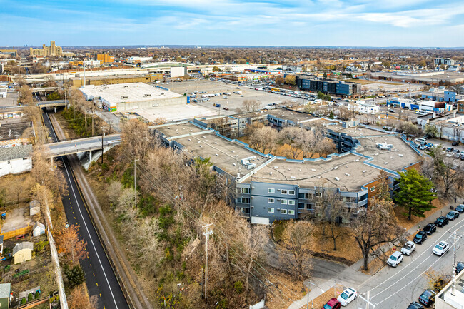 Aerial Photo - Park Square