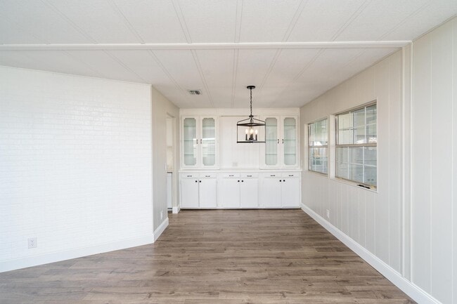 Dinning Area with Built-In Cabinets - 1401 W Highway 50