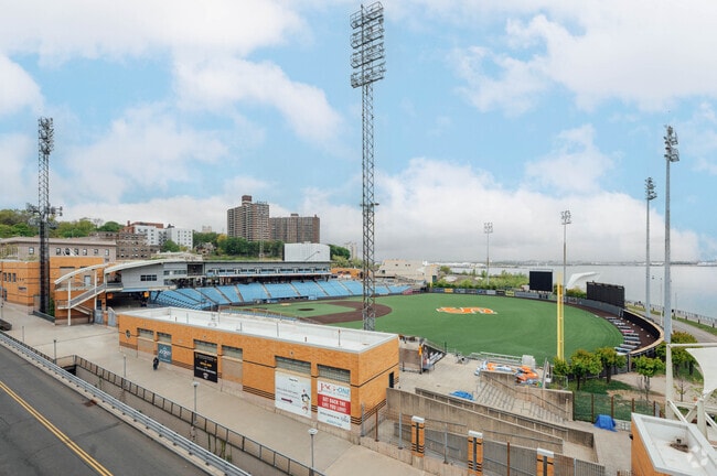 Staten Island University Hospital Community Park in St. George is home to the Ferryhawks.