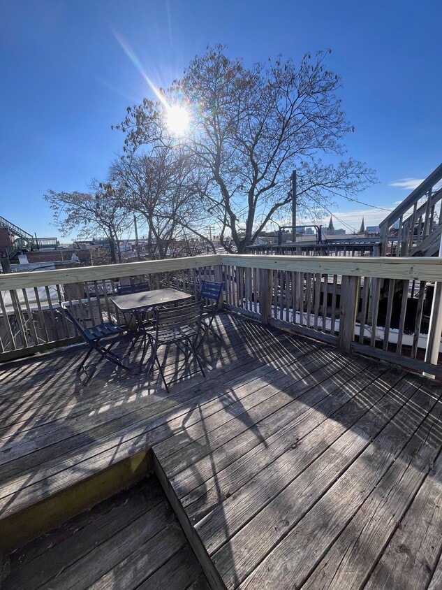 Deck off third floor - 2135 E Fairmount Ave