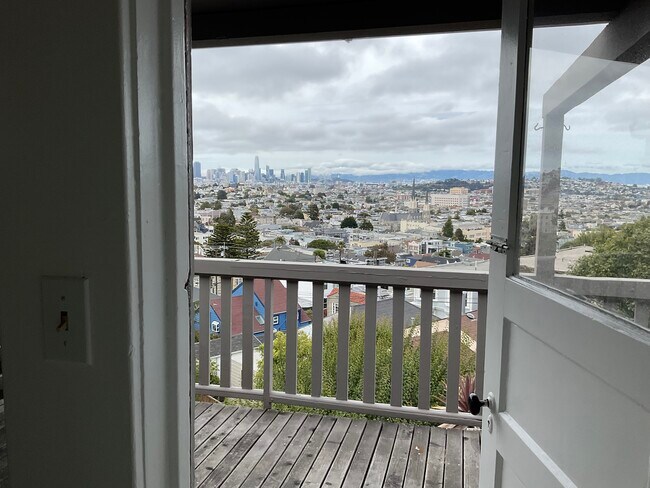 Door from living room to deck - 59 Laidley St