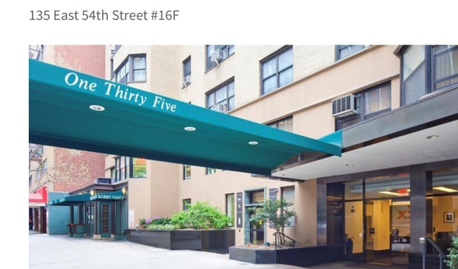 Main entrance - 135 E 54th St