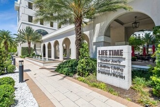 Life Time Living Gables Station Building Entrance - Life Time Living at Gables Station