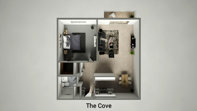 The Cove - 1 dormitorio / 1 baño - Waterfall Glen