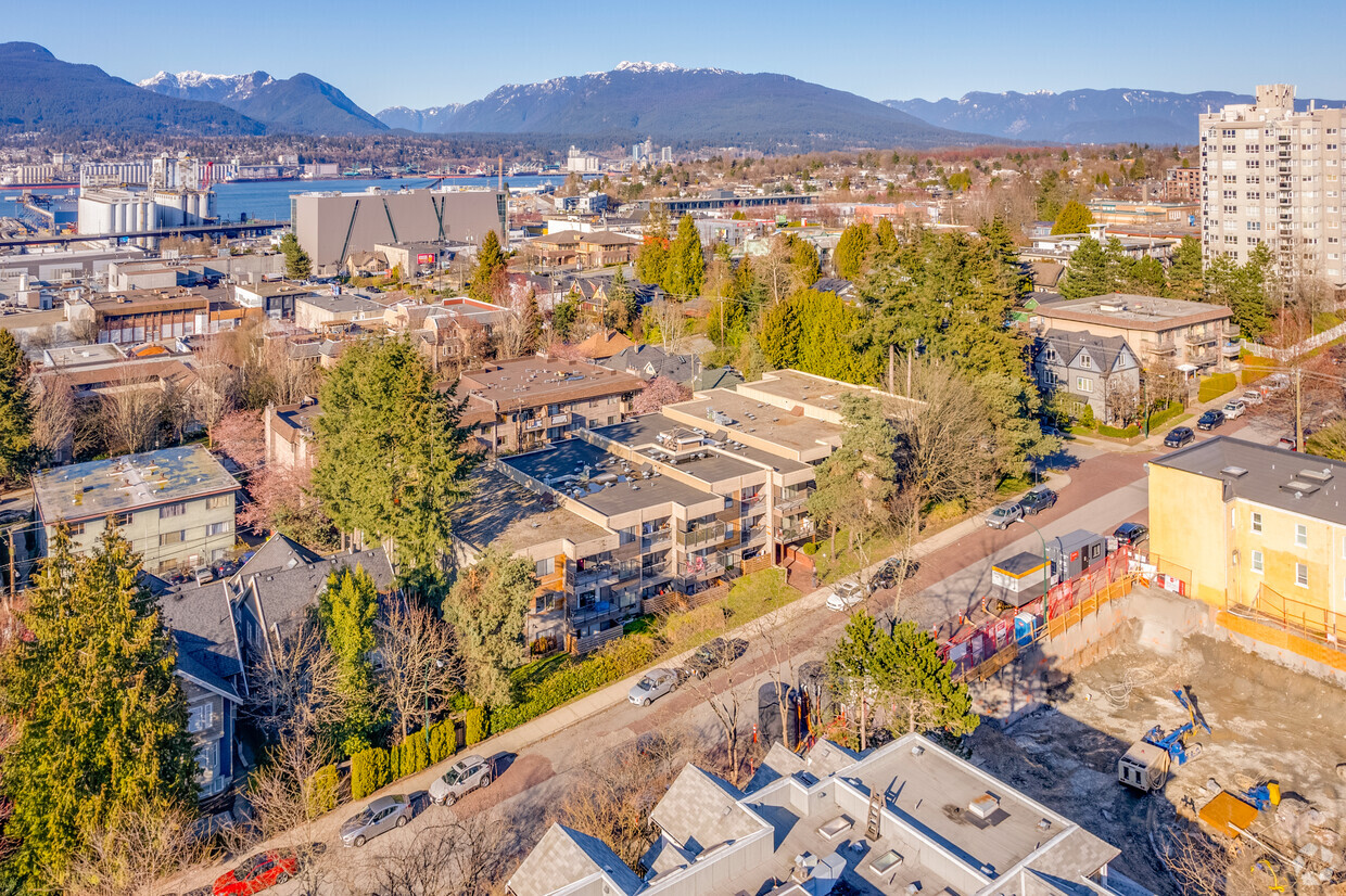 Aerial Photo -   The Louise Court Apartments   