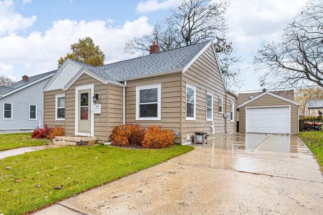 Front of Home with Garage - 633 Midland Ave