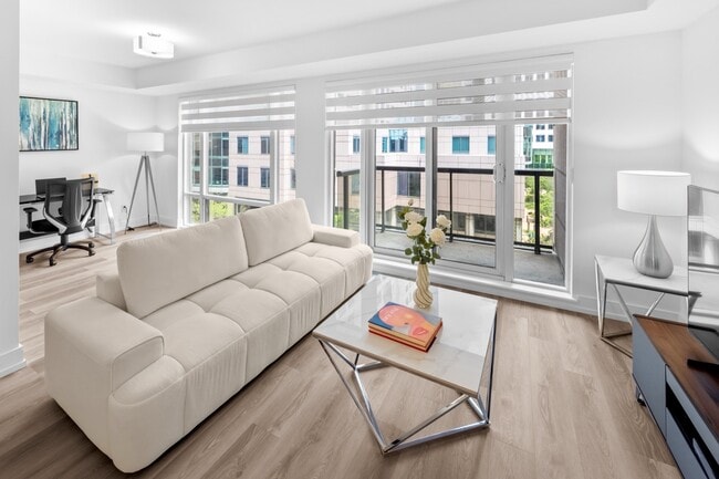 Spacious Living Area with Dedicated Workspace - The Rosemont Residences