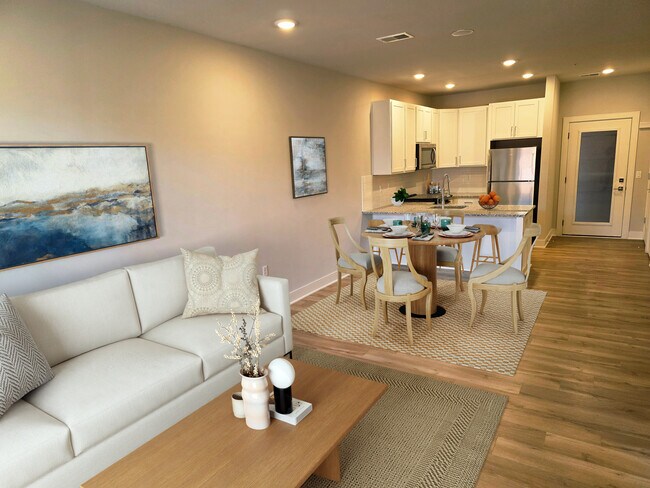 Plano de planta de concepto abierto - 14 Mile Apartments