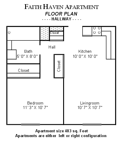 1BR/1BA - Faith Haven