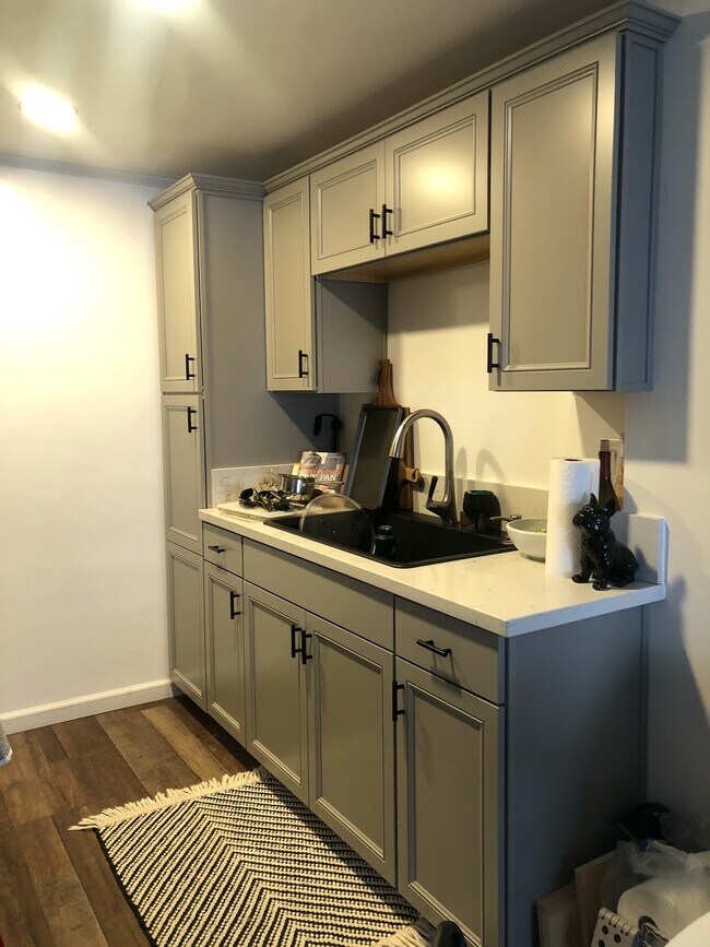 new cabinets & sink - 230 Linden Ave