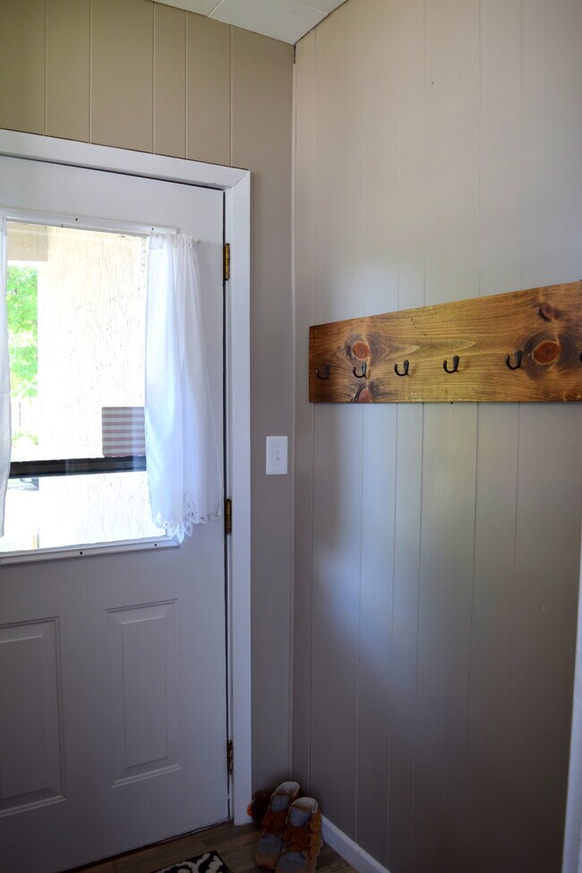 Custom coat rack - 427 N Summit Ave