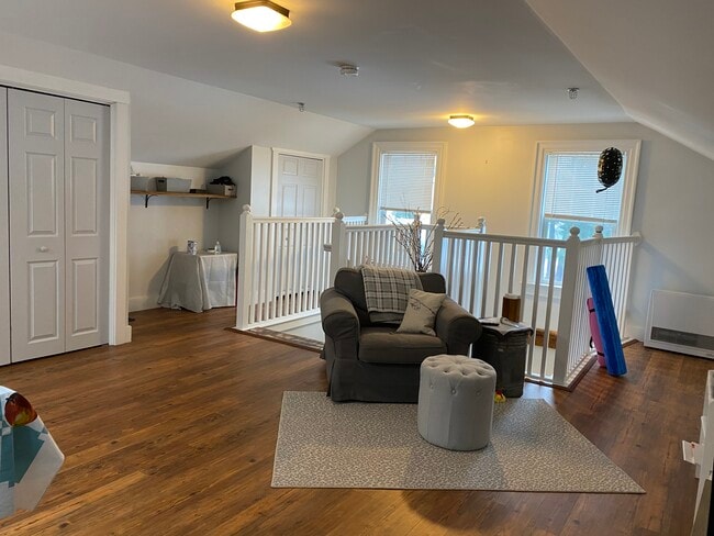 Open plan living room - 4 S Park St Townhome
