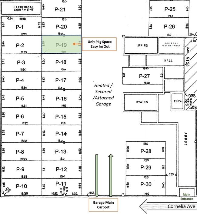 Parking Included-Attached, Heated - 800 W Cornelia Ave