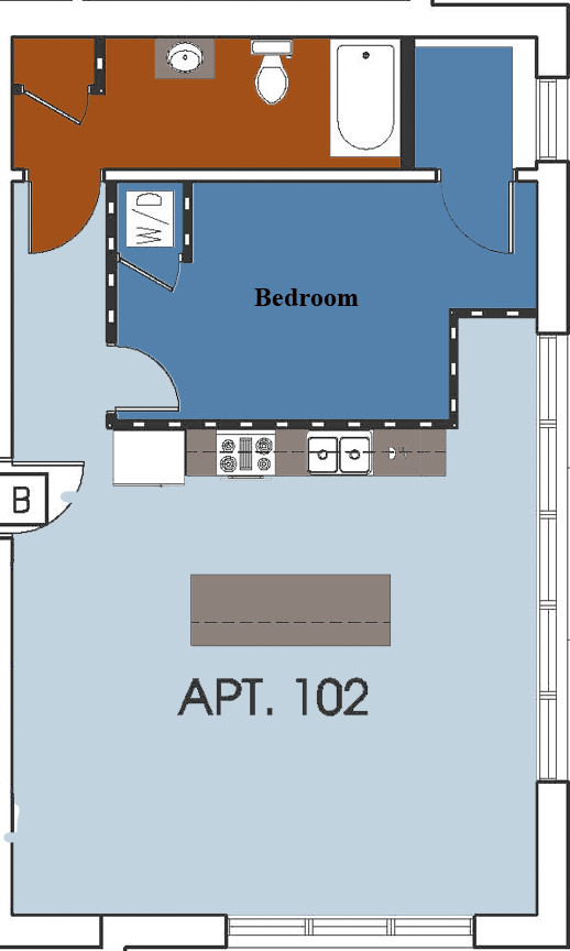 Plano de planta - Ballentine Lofts