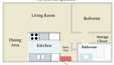 1HAB/1BA - Broadway Village Apartments