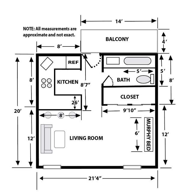 Plano de planta - 1833 N Williams St