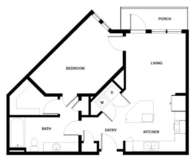 Plano de planta - The Louis Las Colinas