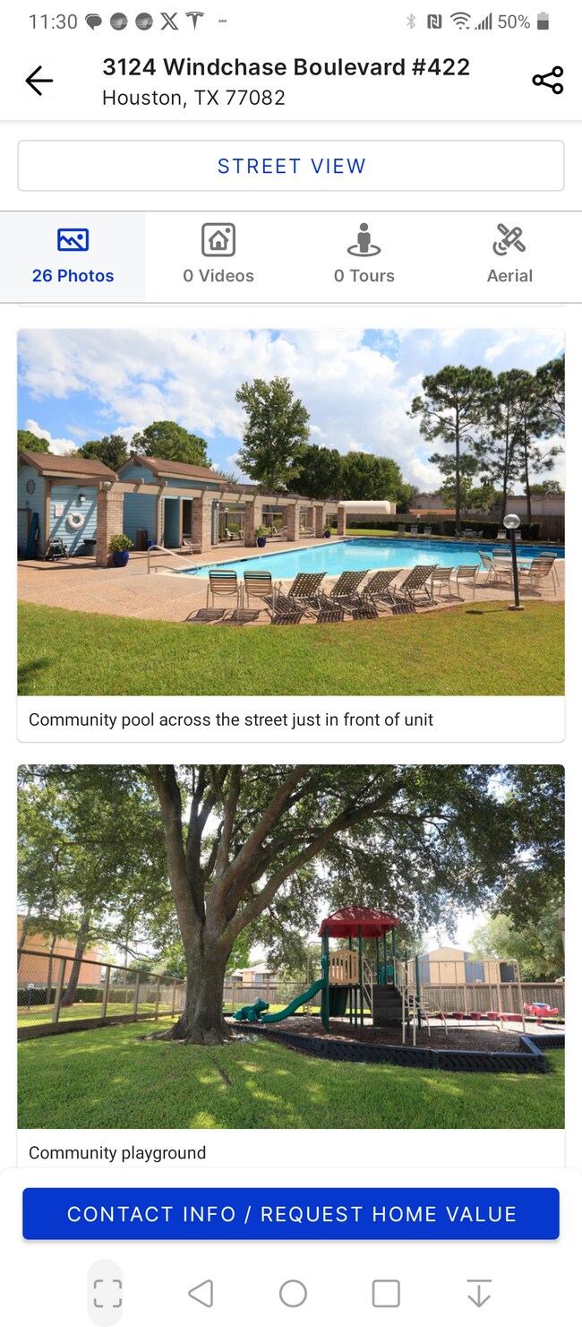 Gated playground across the street. - 3124 Windchase Blvd