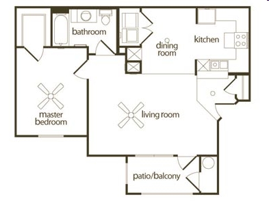 1HAB/1BA - Mill Stone Apartments