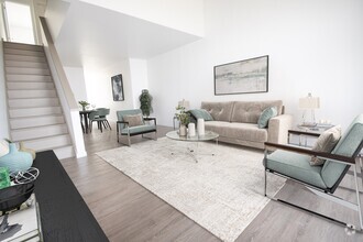 Taft&#39;s Airy Elegance: Lofty Living Room Retreat - The Taft