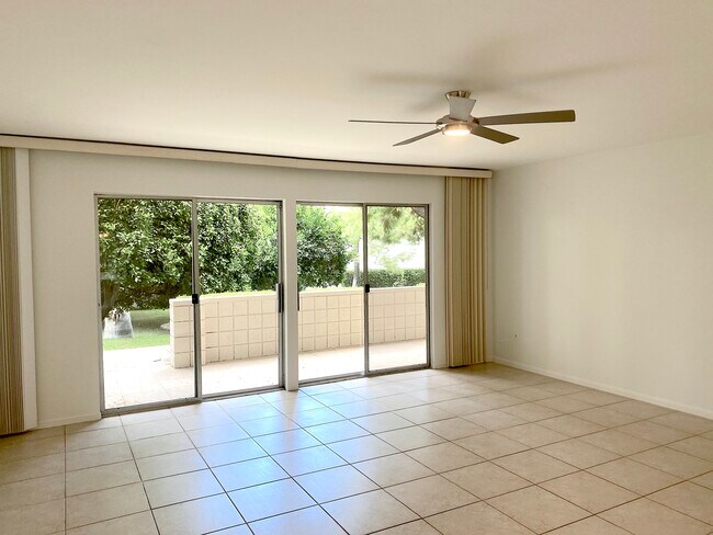 Living room to Patio - 2300 S Palm Canyon Dr