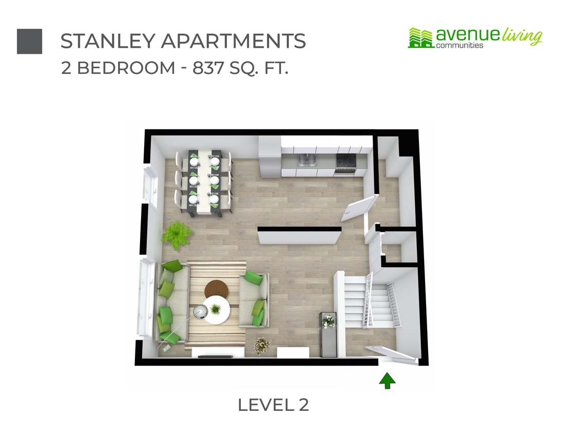 Floorplan - Stanley Apartments