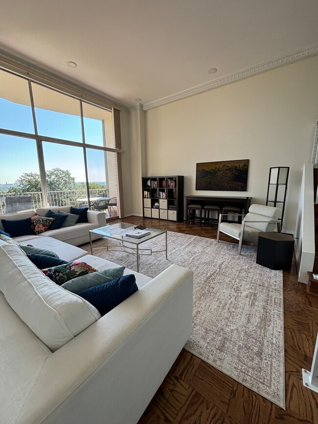 Living Room - 1200 N Nash St Apartment