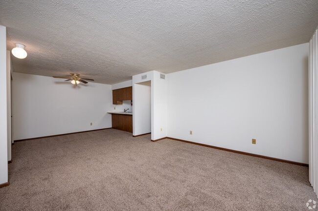 Living rm to Dining area - Basswood Apartments