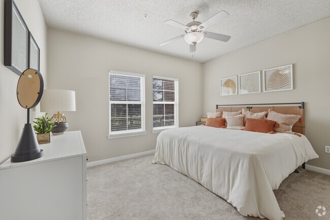 1BR, 1BA - 826SF - Chelsea - Bedroom - Trails at City Park