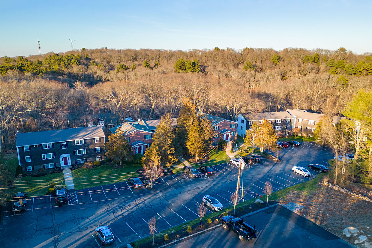 Apartment Complex looking north - Brookside Apartments