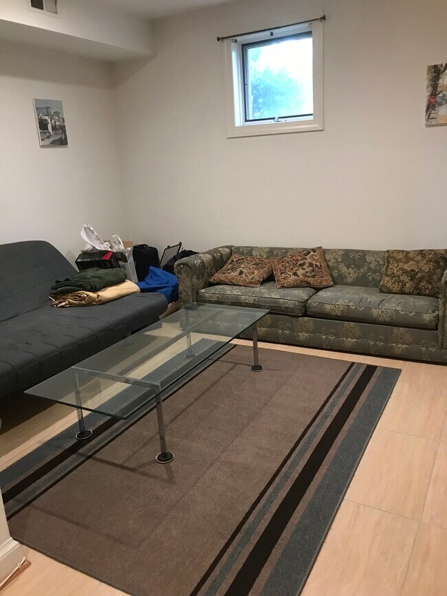 Finished lower level 2 rooms + full bath. - 1402 Foxhall Rd NW