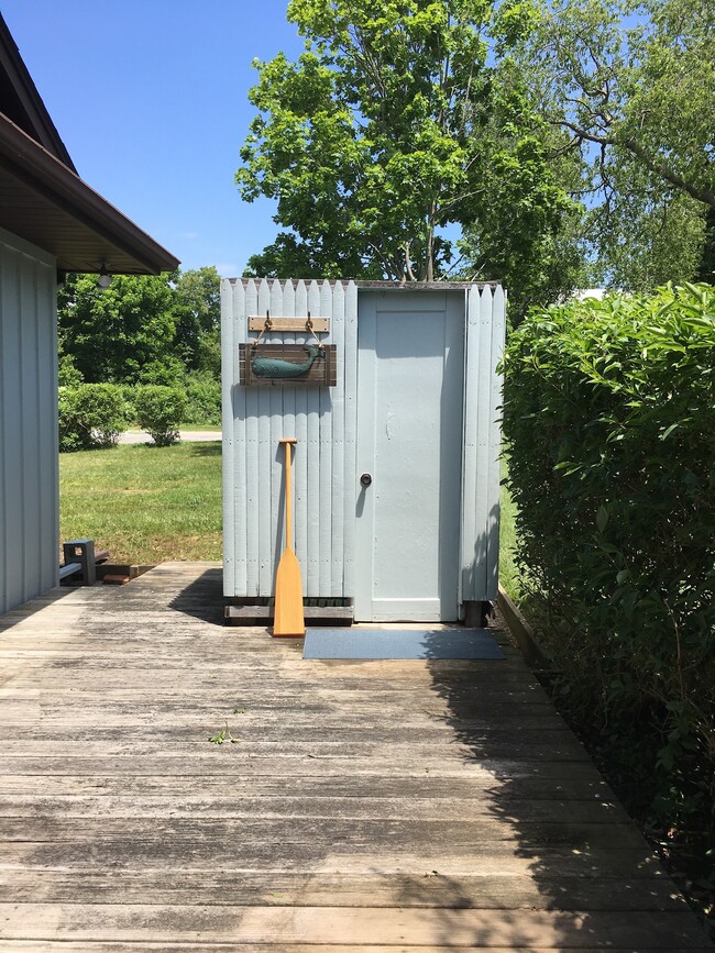 Outdoor shower - 55 Snug Harbor Rd