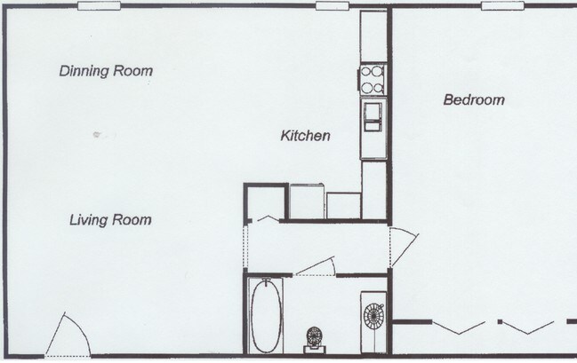 1HAB/1BA - Citadel Apartments of Sarasota