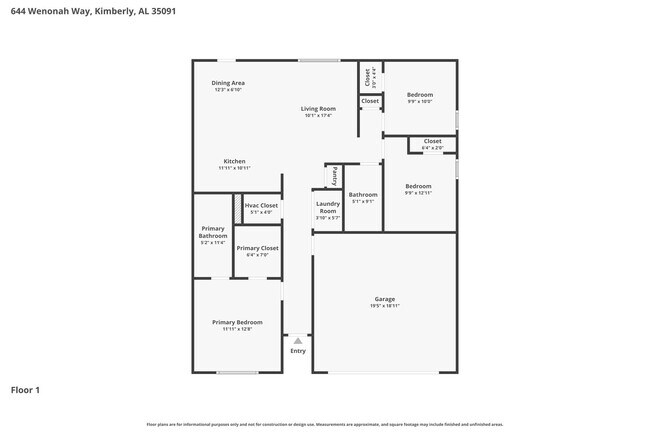 Foto del edificio - New Construction Home for Rent in Kimberly, AL!